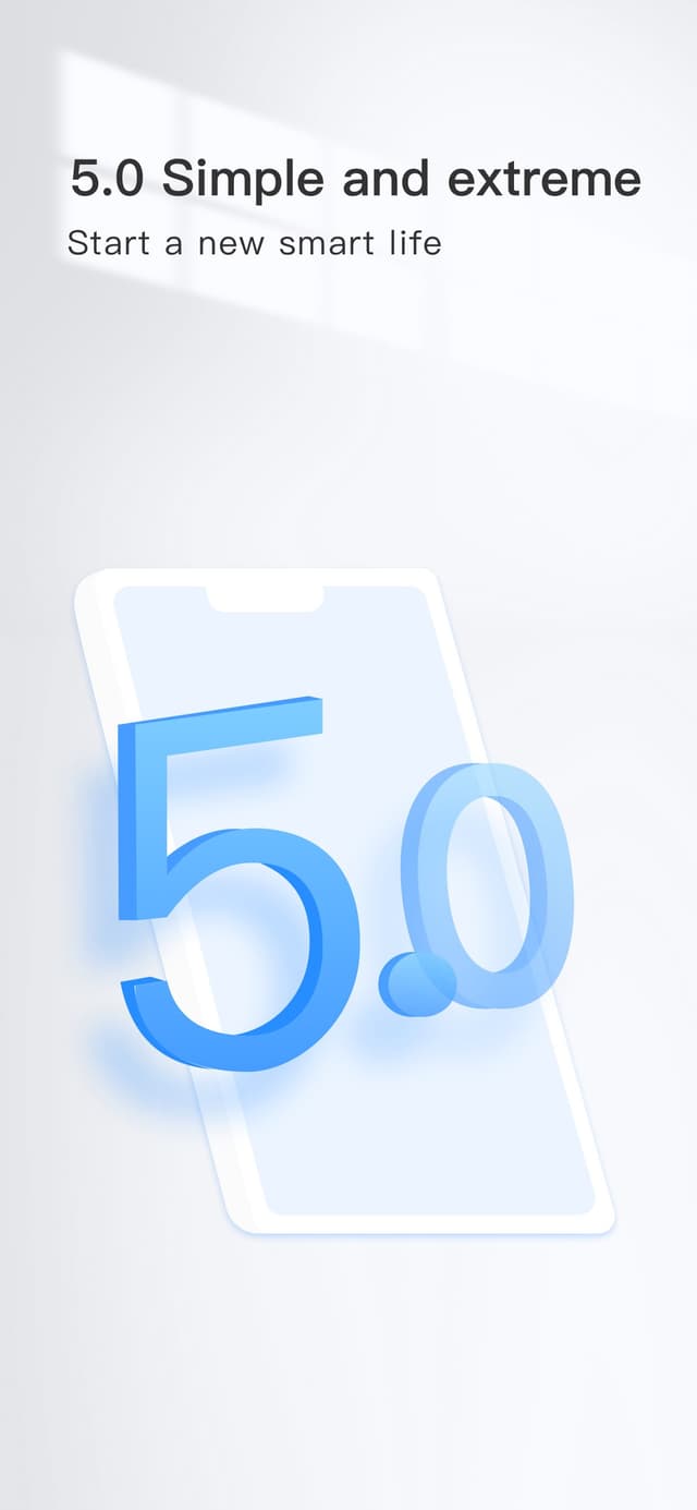 YCC365 Plus app version 5.0 introduction screen